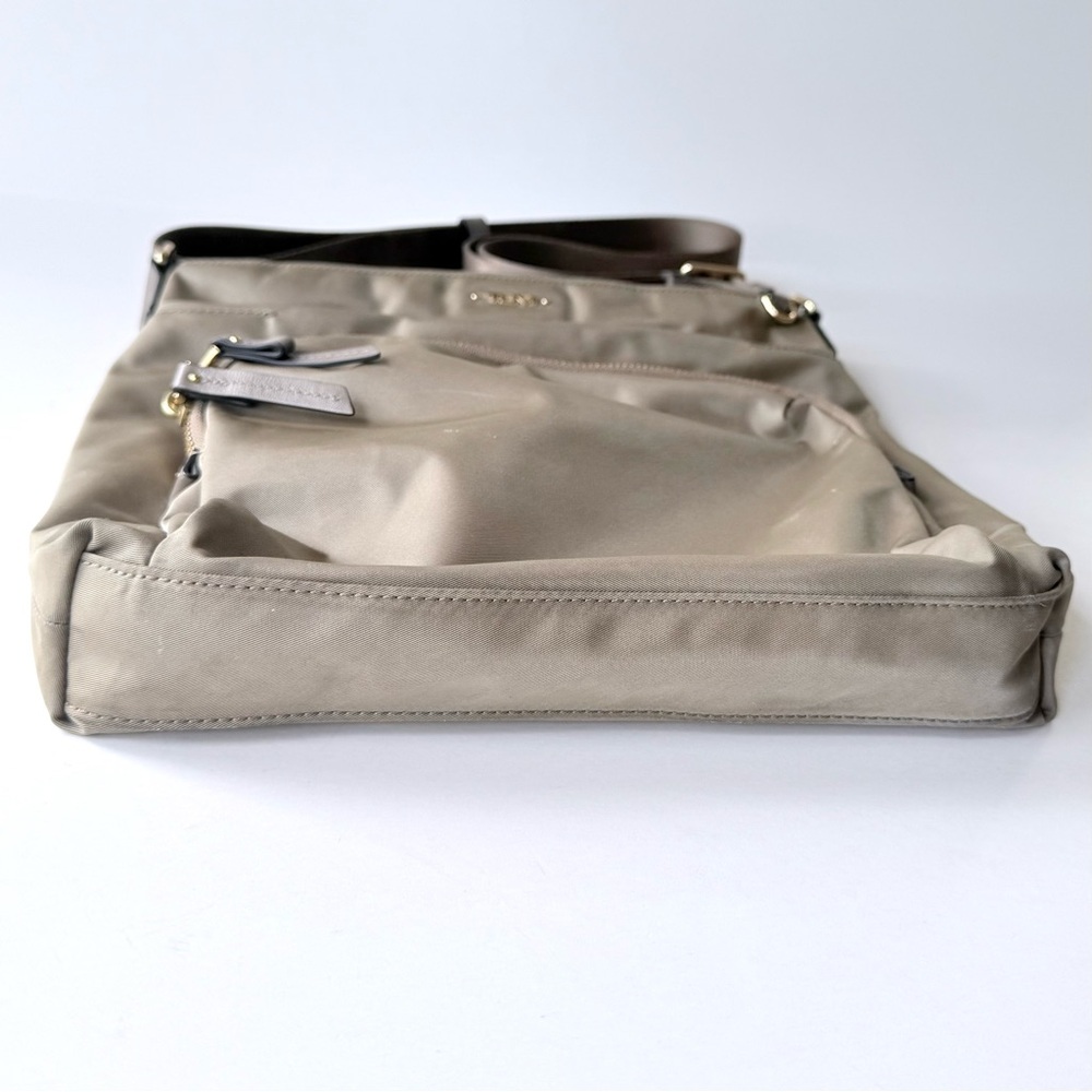 Tumi Voyageur Capri Crossbody Bag in Taupe / Beige / Khaki w/ Gold Hardware - Picture 5 of 16